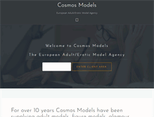 Tablet Screenshot of cosmosmodels.com